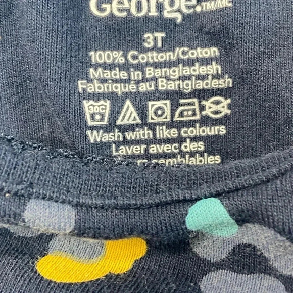 George - Toddler Long Sleeve Pajama w/ Pants Set - Size 3T - Picture 2 of 6